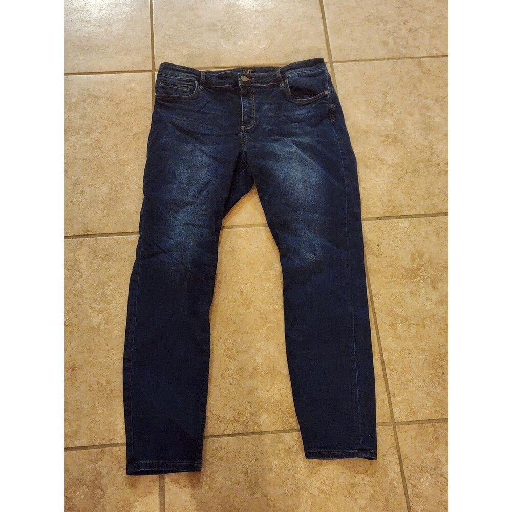 Kut From The Kloth Size 16S Toothpick Skinny Blue Jeans